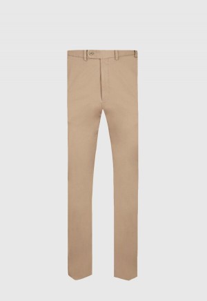 Paul Stuart All Year Weight Khaki Dark Khaki | AU_PAUL62603