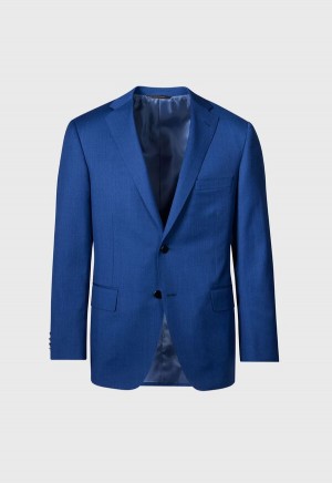 Paul Stuart All Year Wool Paul Blazer Blue | AU_PAUL75663