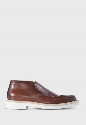 Paul Stuart Barcelona Leather Brown | AU_PAUL87053