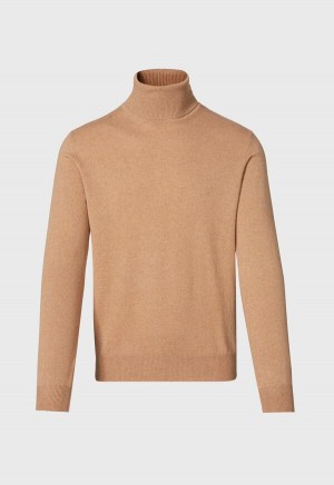 Paul Stuart Cashmere Turtleneck Brown | AU_PAUL44396