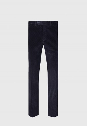 Paul Stuart Cotton Corduroy Navy | AU_PAUL82783