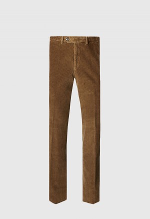 Paul Stuart Cotton Corduroy Newton Brown | AU_PAUL63588