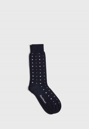 Paul Stuart Cotton Dot Black | AU_PAUL24866