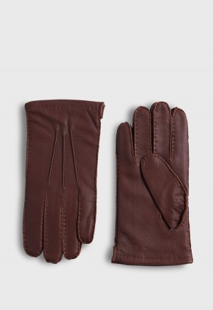 Paul Stuart Deerskin Glove Brown | AU_PAUL60072