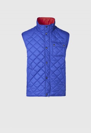 Paul Stuart Diamond Quilted Royal Blue | AU_PAUL98317