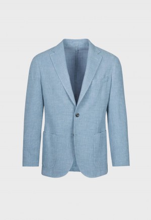 Paul Stuart Garment Dyed Basketweave Blue | AU_PAUL32508