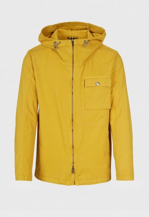 Paul Stuart Garment Dyed Jacket Yellow | AU_PAUL84292