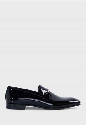 Paul Stuart Horatio Patent Leather Black | AU_PAUL70361