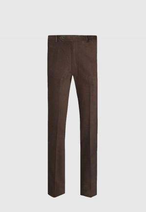 Paul Stuart James Horizontal Corduroy Dark Brown | AU_PAUL44881