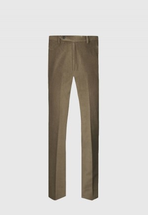 Paul Stuart James Horizontal Corduroy Light Olive | AU_PAUL58186