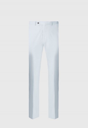 Paul Stuart Lightweight Technical Cotton Silver | AU_PAUL63229