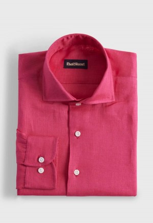 Paul Stuart Linen Fuchsia | AU_PAUL76686