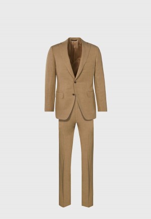 Paul Stuart Linen & Silk Phillip Khaki | AU_PAUL38453