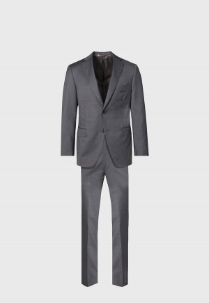 Paul Stuart Loro Piana Wool Paul Suit Grey | AU_PAUL97540