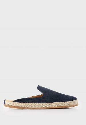 Paul Stuart Miami Suede Espadrille Navy | AU_PAUL47462