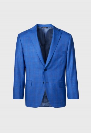 Paul Stuart Plaid Stuart Blue | AU_PAUL83147