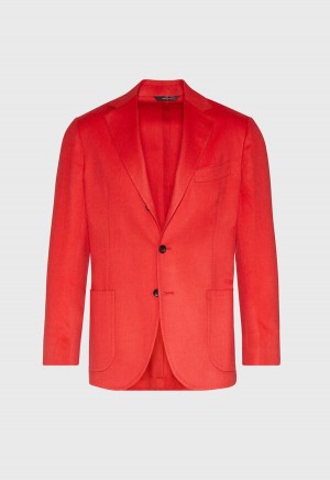 Paul Stuart Red Cashmere Soft Red | AU_PAUL15235