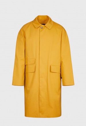 Paul Stuart Removable Lining Rain Coat Mustard | AU_PAUL68431