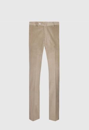 Paul Stuart Soft Corduroy Light Brown | AU_PAUL48421