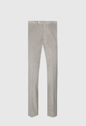 Paul Stuart Soft Corduroy Light Grey | AU_PAUL31720