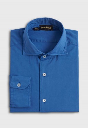 Paul Stuart Soft Cotton Royal Blue | AU_PAUL48991