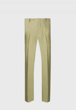 Paul Stuart Soft Linen Canvas Green | AU_PAUL70373