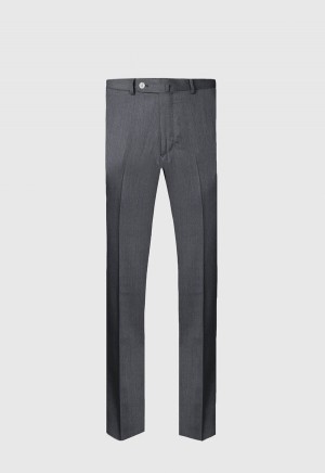 Paul Stuart Soft Wool Twill Grey | AU_PAUL89604