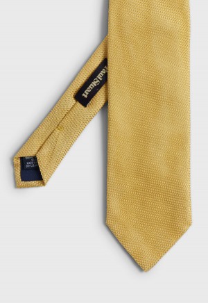 Paul Stuart Solid Silk Garza Gold | AU_PAUL50503