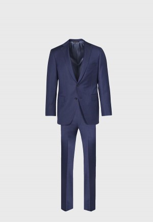 Paul Stuart Super 110s Wool Paul Suit Blue | AU_PAUL40842