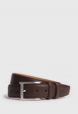 Paul Stuart Textured Bison Chocolate | AU_PAUL55077