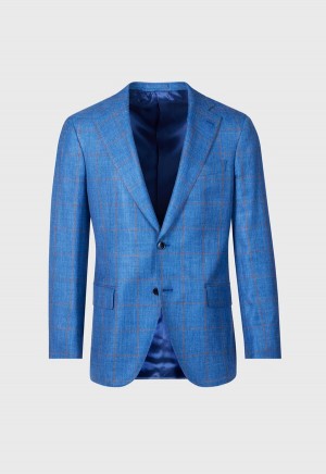 Paul Stuart Windowpane Blue | AU_PAUL74754