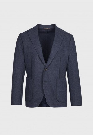 Paul Stuart Wool Cashmere Jersey Blue | AU_PAUL19291