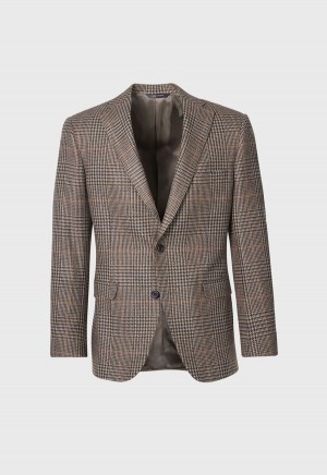 Paul Stuart Wool Plaid Paul Olive | AU_PAUL95396