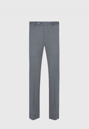 Paul Stuart Wool Twill James Grey | AU_PAUL24390