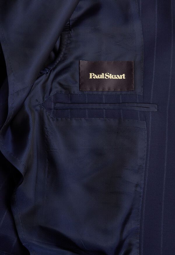 Paul Stuart All Year Wool Stripe Navy | AU_PAUL62142