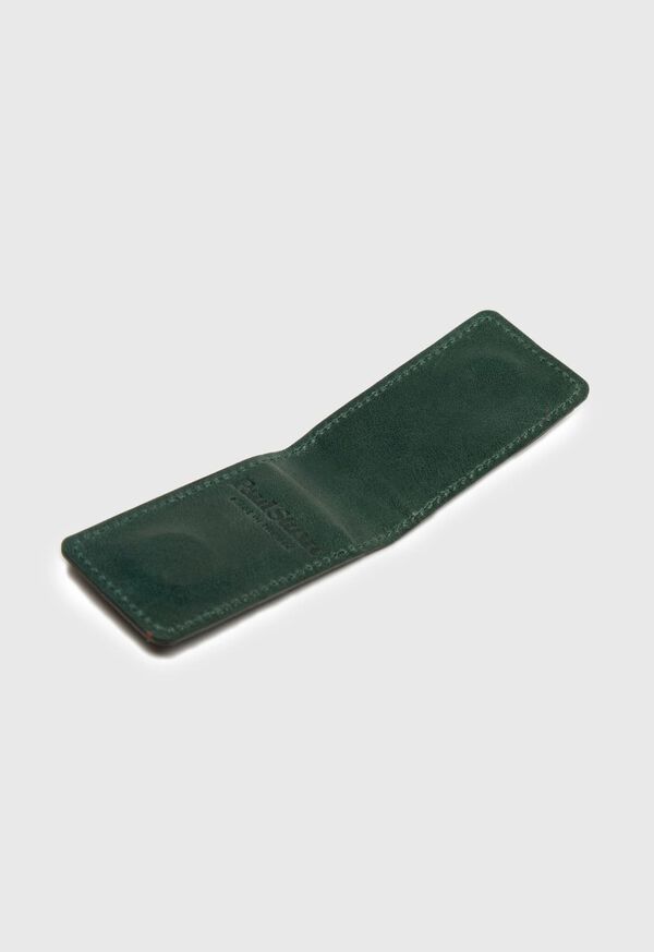 Paul Stuart Alligator Magnetic Money Clip Green | AU_PAUL33695