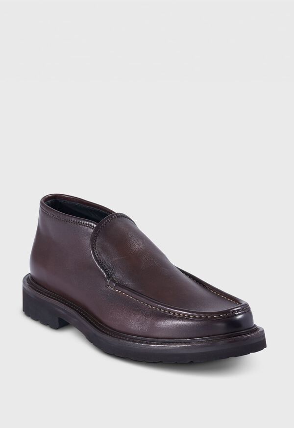 Paul Stuart Barcelona Leather Dark Brown | AU_PAUL17260