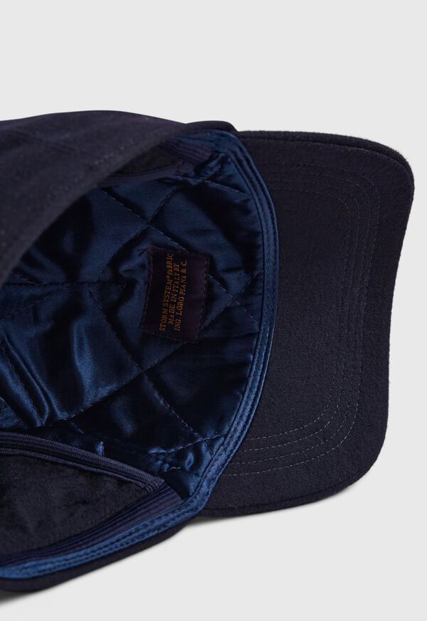 Paul Stuart Baseball Cap with Ear Flaps Navy | AU_PAUL34284