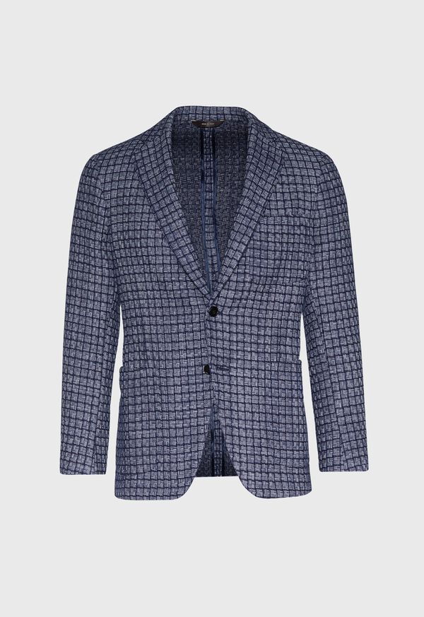 Paul Stuart Blue Basket Weave Blue | AU_PAUL16114