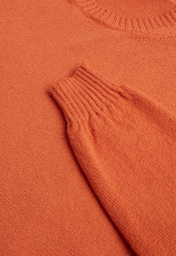 Paul Stuart Boucle Crewneck Orange | AU_PAUL73103