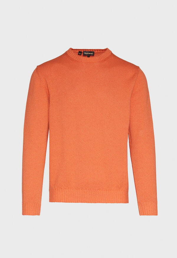 Paul Stuart Boucle Crewneck Orange | AU_PAUL73103