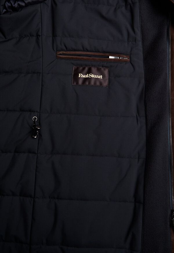 Paul Stuart Cashmere Car Coat Navy | AU_PAUL50774