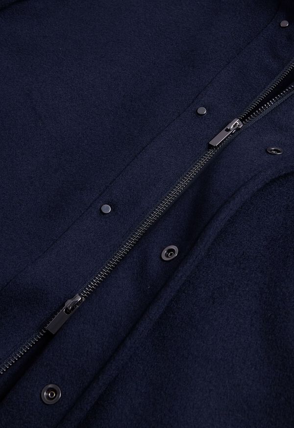 Paul Stuart Cashmere Car Coat Navy | AU_PAUL46652