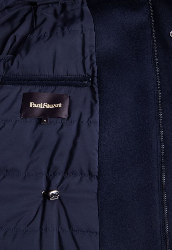 Paul Stuart Cashmere Car Coat Navy | AU_PAUL46652