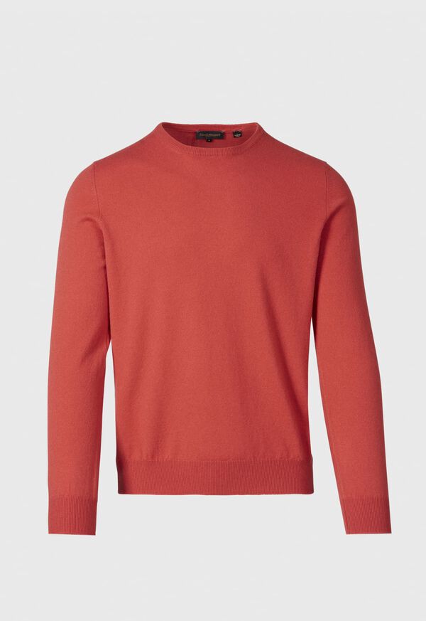 Paul Stuart Cashmere Crewneck Red | AU_PAUL73180