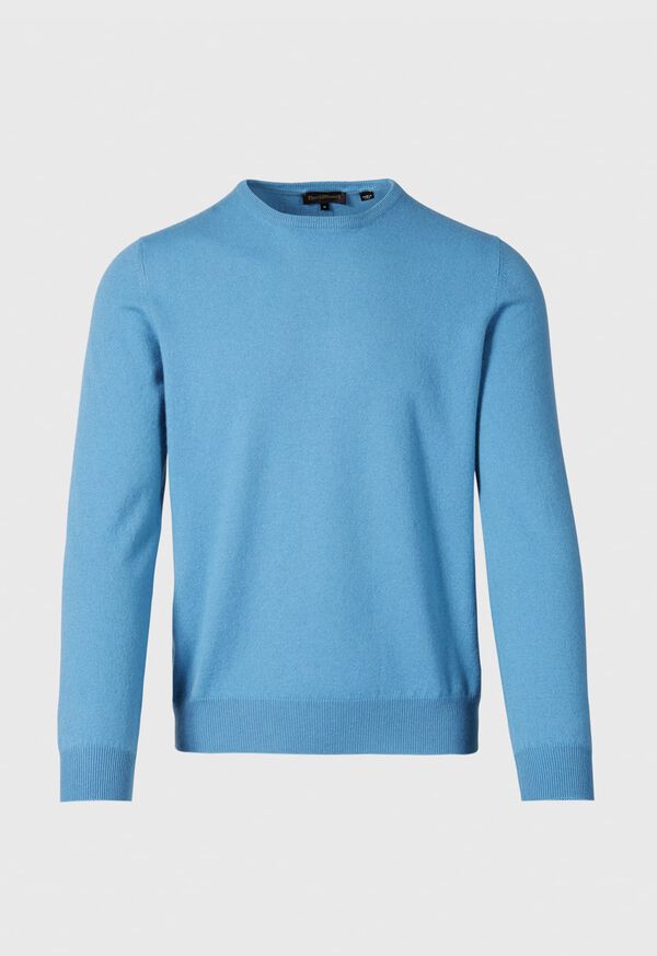 Paul Stuart Cashmere Crewneck Turquoise | AU_PAUL68337