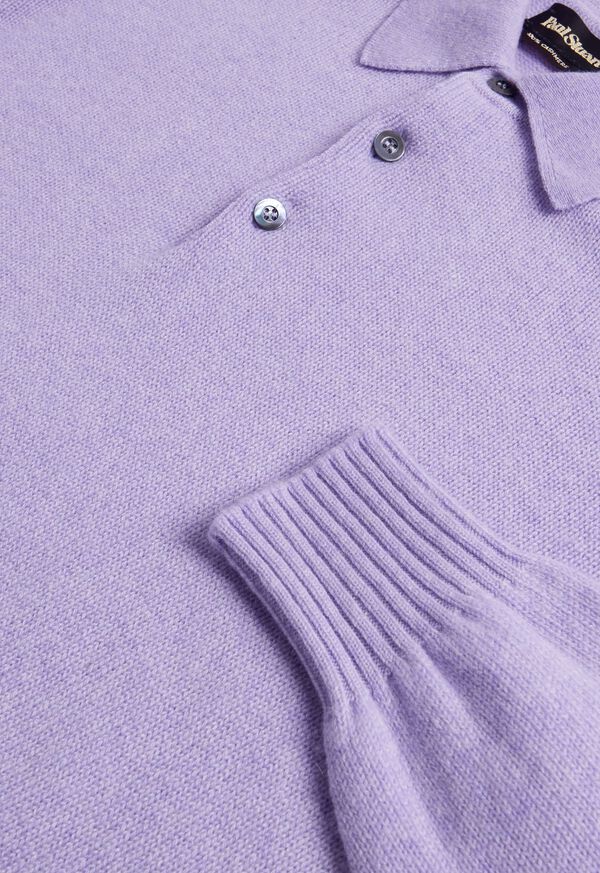 Paul Stuart Cashmere Long Sleeve Lavender | AU_PAUL86334