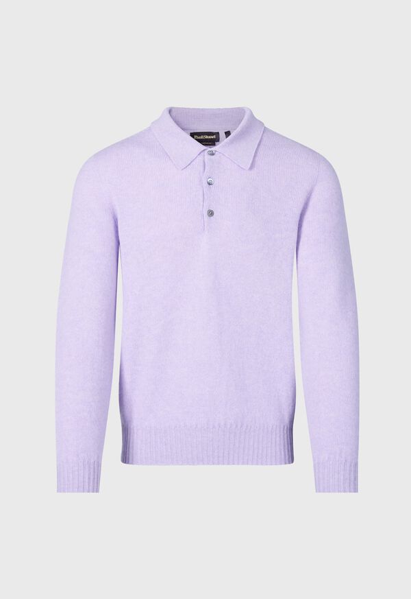 Paul Stuart Cashmere Long Sleeve Lavender | AU_PAUL86334