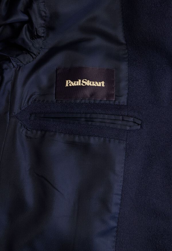 Paul Stuart Cashmere Overcoat Blue | AU_PAUL27770