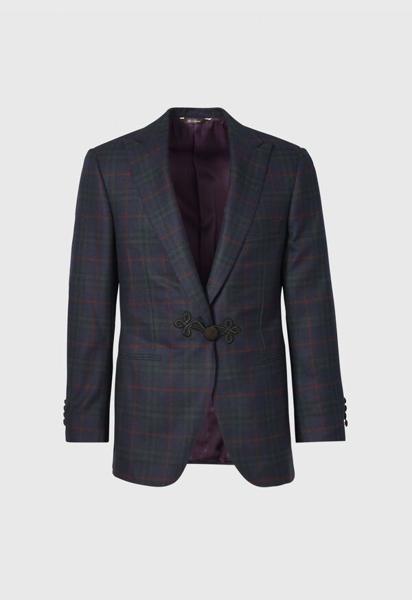 Paul Stuart Cashmere Plaid Dinner Green | AU_PAUL81489